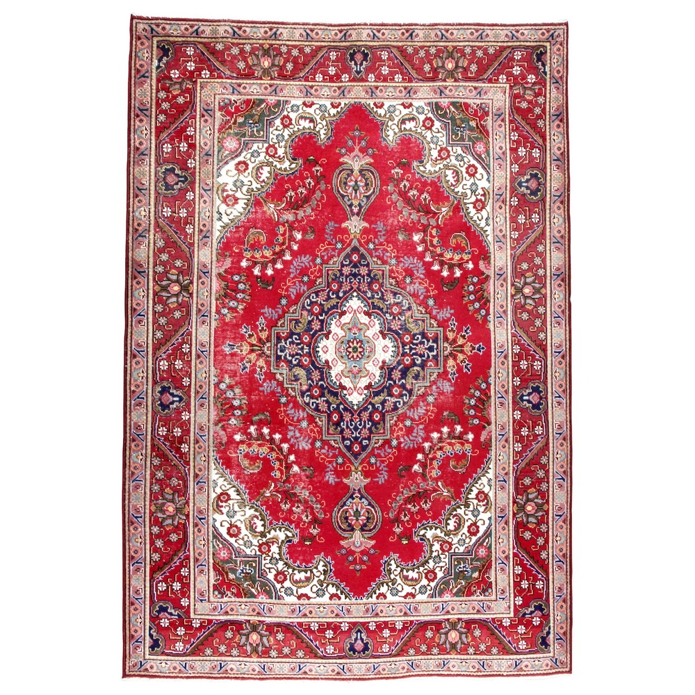 Persisk Matta Arkiio Tabriz Vintage Original 195x290