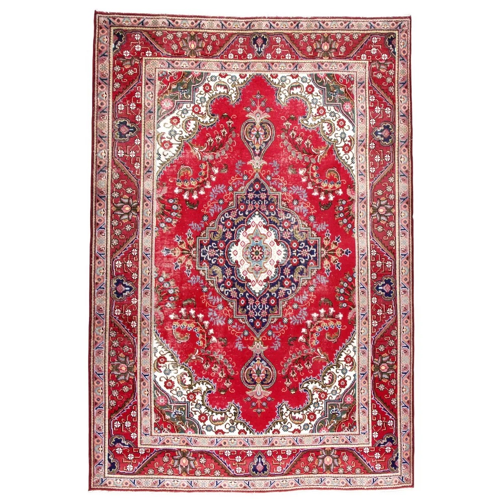 Persisk Matta Arkiio Tabriz Vintage Original 195x290