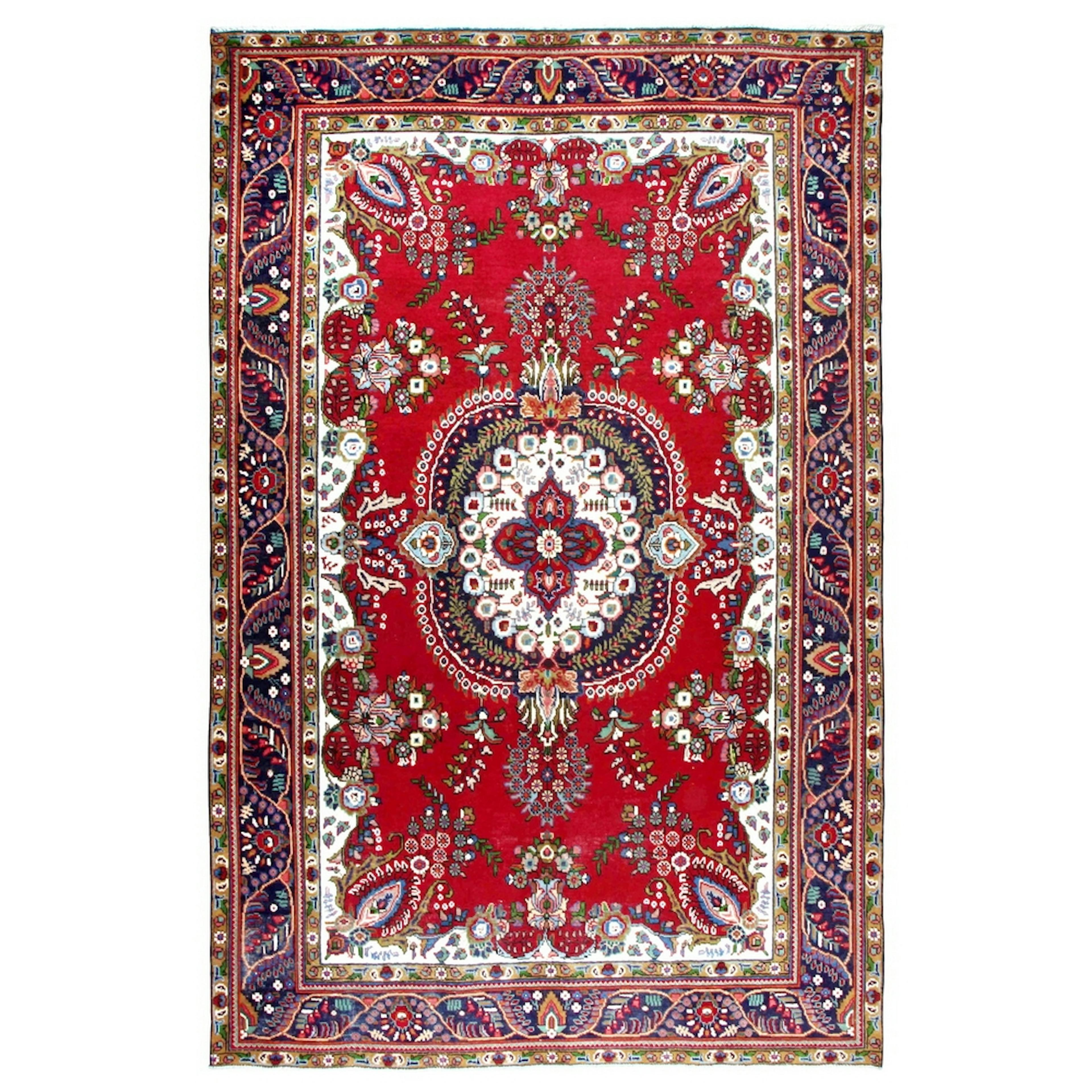 Persisk Matta Arkiio Tabriz Patina 190x303