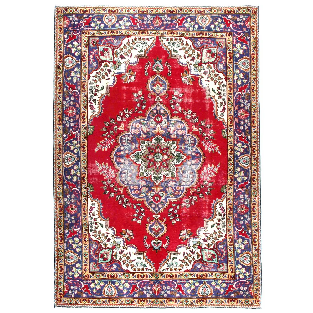Persisk Matta Arkiio Tabriz Vintage Original 198x290