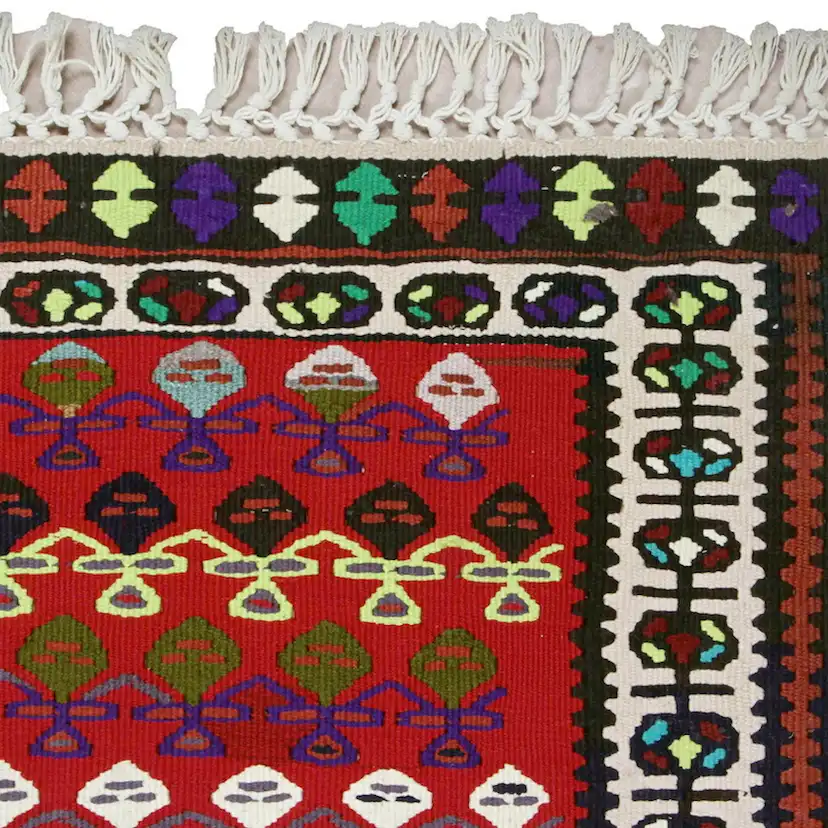 Persisk Matta Arkiio Anbaran Kelim Flerfärgad 105x200