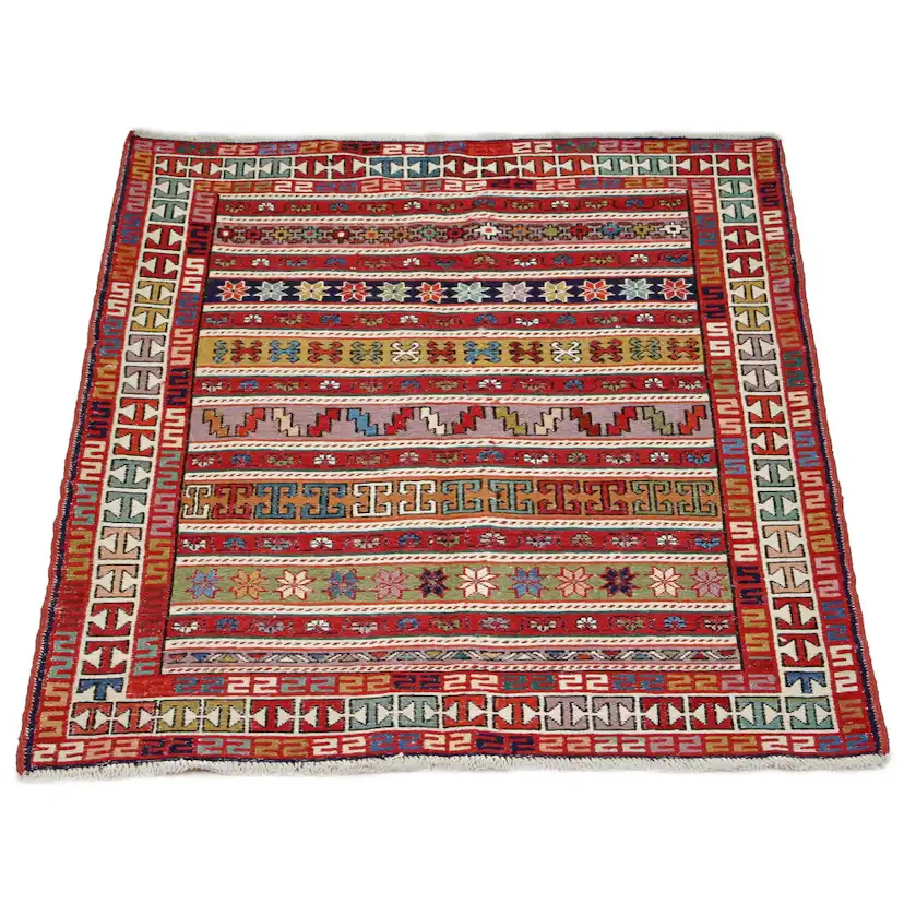 Persisk Matta Arkiio Varni Ardebil Kelim 108x142