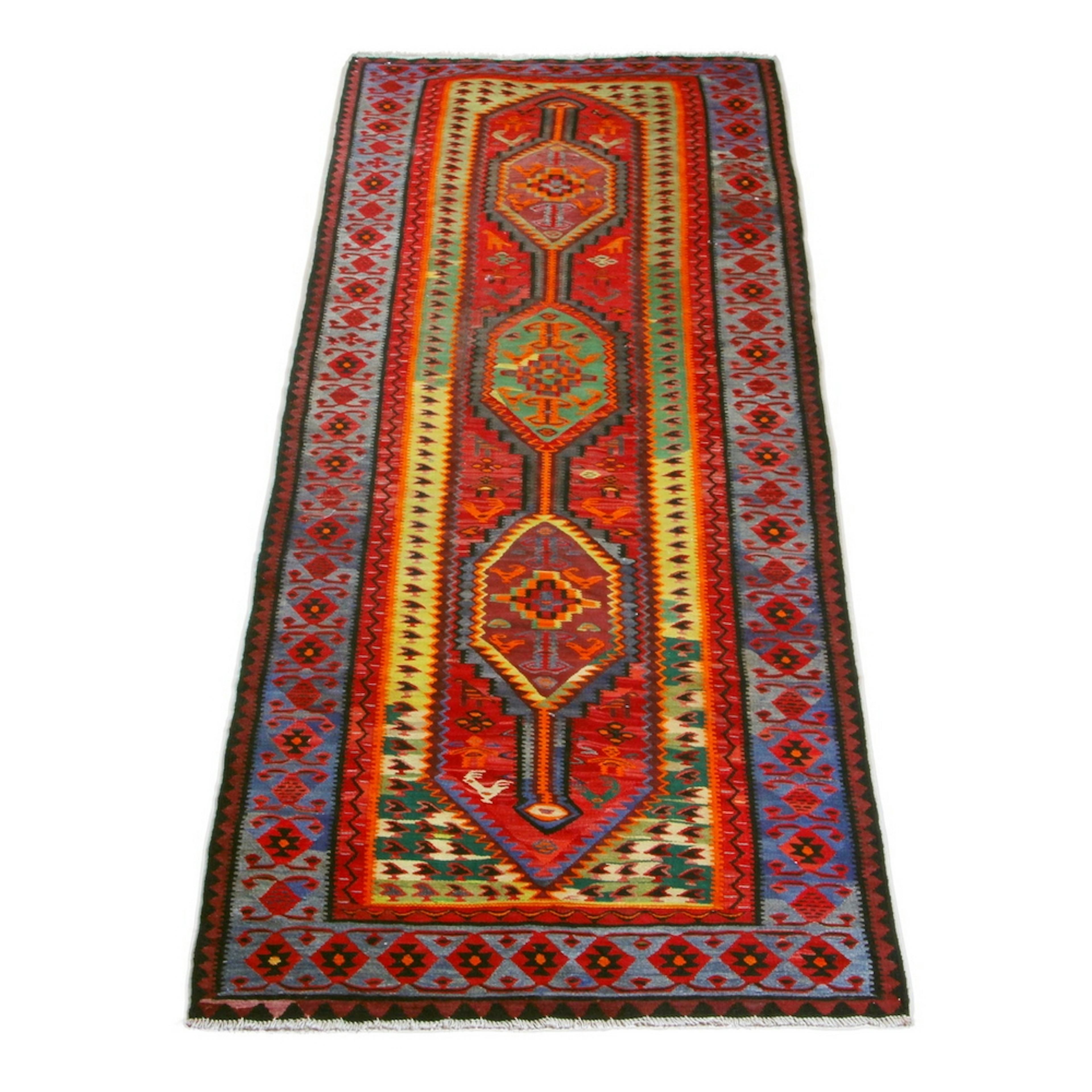 Orientalisk matta Arkiio Kelim 100x286