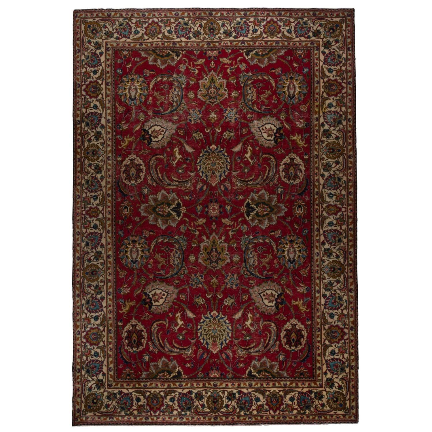 Persisk Matta Arkiio Tabriz Vintage Original 231x335