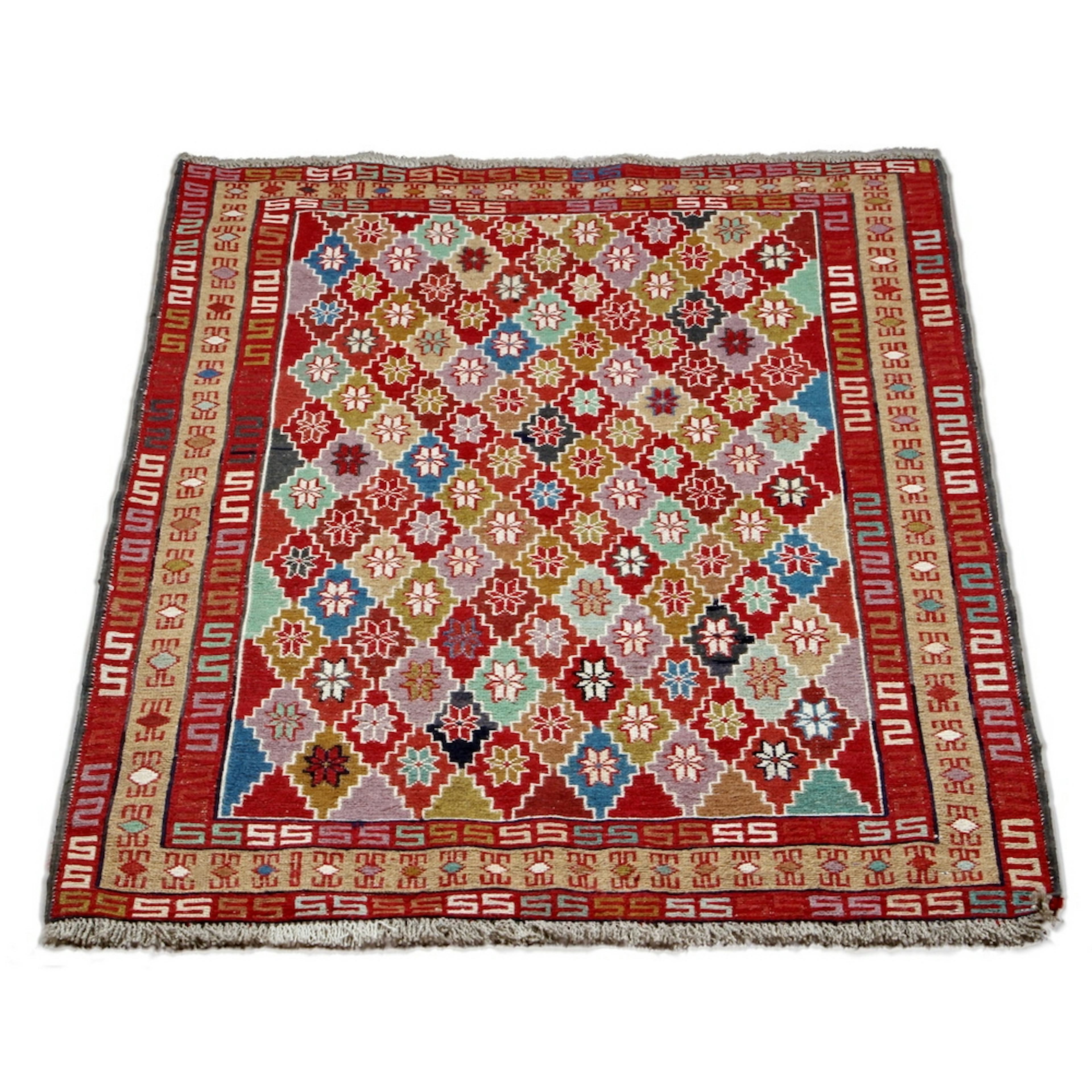 Persisk Matta Arkiio Varni Ardebil Kelim Flerfärgad 106x142