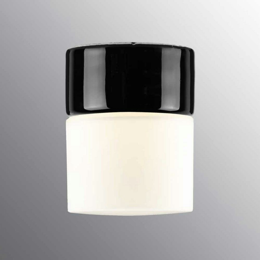 Vägg-/Taklampa Ifö Electric Opus 100/125 Svart Rak IP44 G9