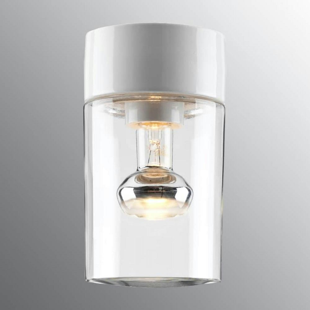 Vägg-/Taklampa Ifö Electric Opus 120 Klar Vit E27