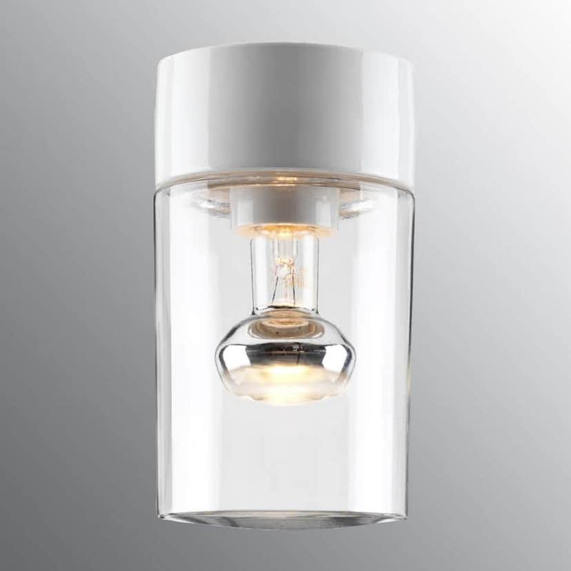 Vägg-/Taklampa Ifö Electric Opus 120 Klar Vit E27