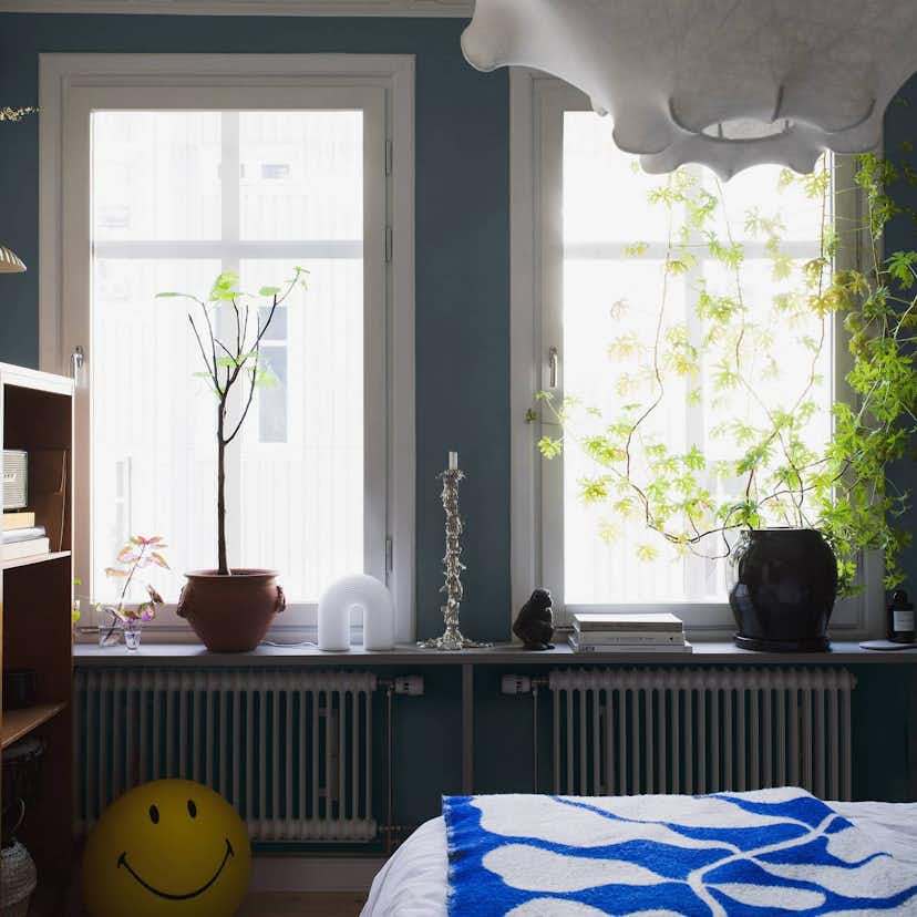 Tapet Boråstapeter Luna Blue 7561