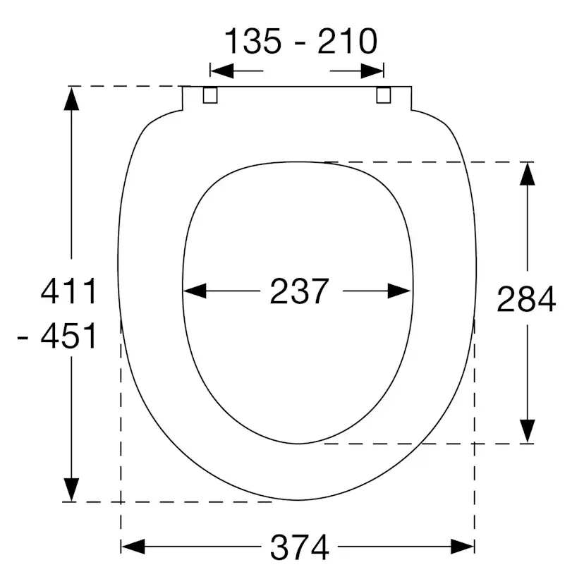 Toalettsits Pressalit Scandinavia PLUS 758