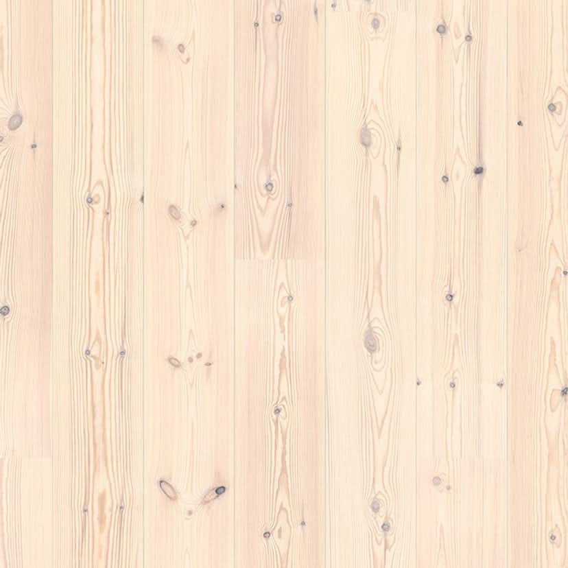 Parkettgolv Berg & Berg Norrlandsfuru XXL Borstad Lut Extra Vitolja 1-Stav