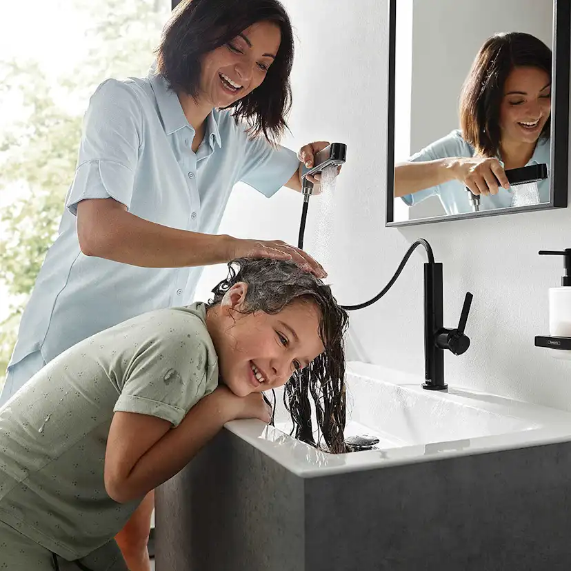 Tvättställsblandare Hansgrohe Finoris 230 med Utdragbar Handdusch 2jet