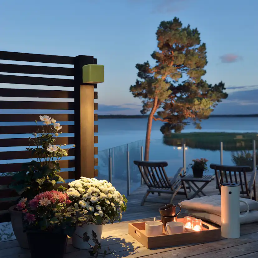 Vägglykta Gnosjö Konstsmide Amalfi Plast med Sladd 3W/IP44