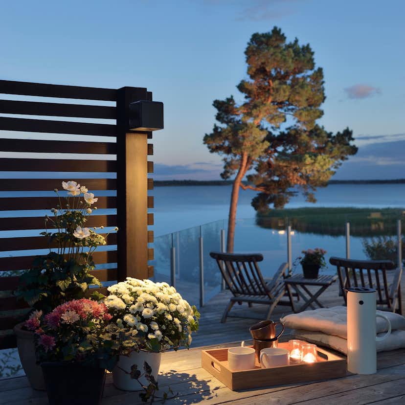 Vägglykta Gnosjö Konstsmide Amalfi Plast med Sladd 3W/IP44