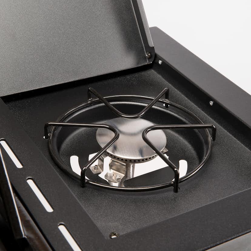 Gasolgrill Landmann Rexon Cook 4.1 2023 Rostfritt Stål Integrerad Tändare & Sidobrännare