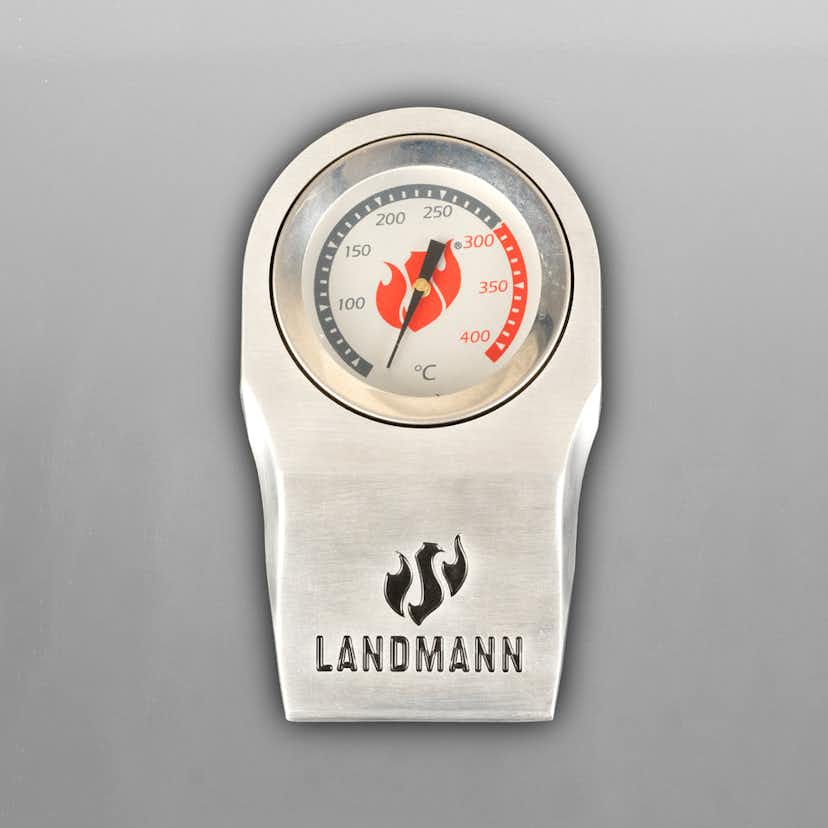 Gasolgrill Landmann Rexon Cook 4.1 2023 Rostfritt Stål Integrerad Tändare & Sidobrännare