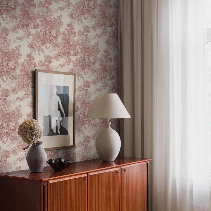 Tapet Boråstapeter Toile de Jouy 7768