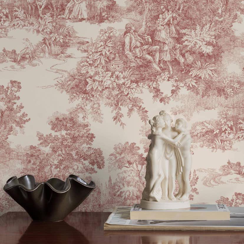 Tapet Boråstapeter Toile de Jouy 7768