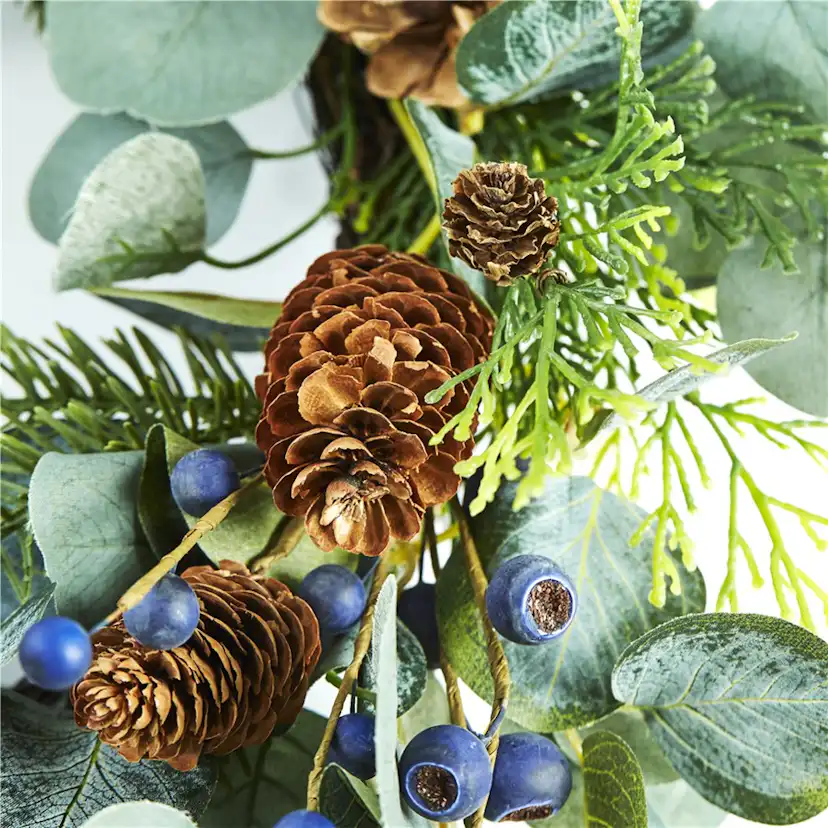 Krans Nordic Winter med Blåbär