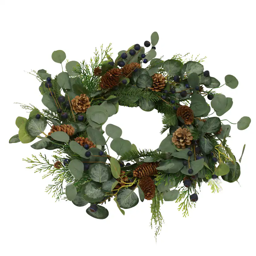 Krans Nordic Winter med Blåbär