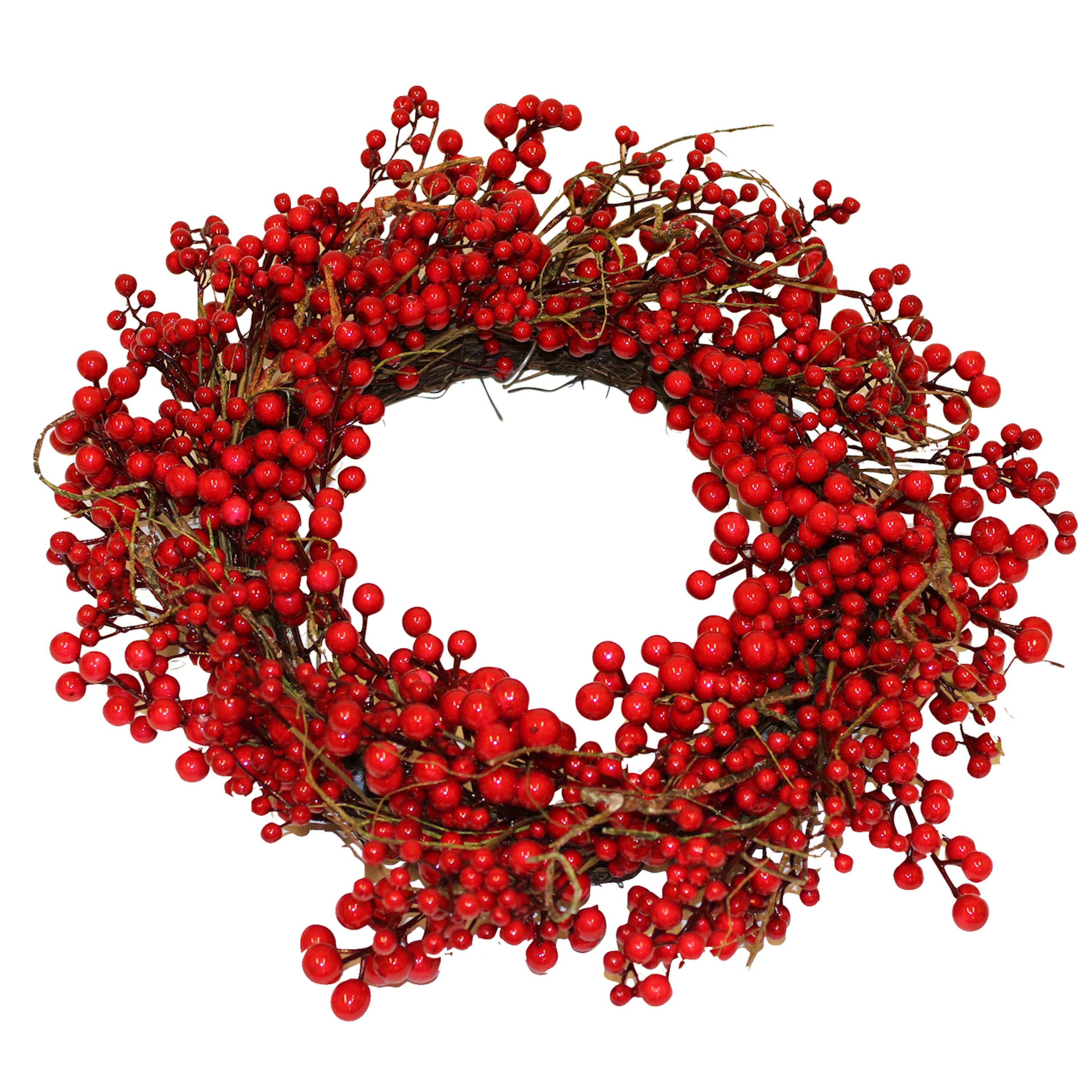 Krans Nordic Winter med Röda Bär