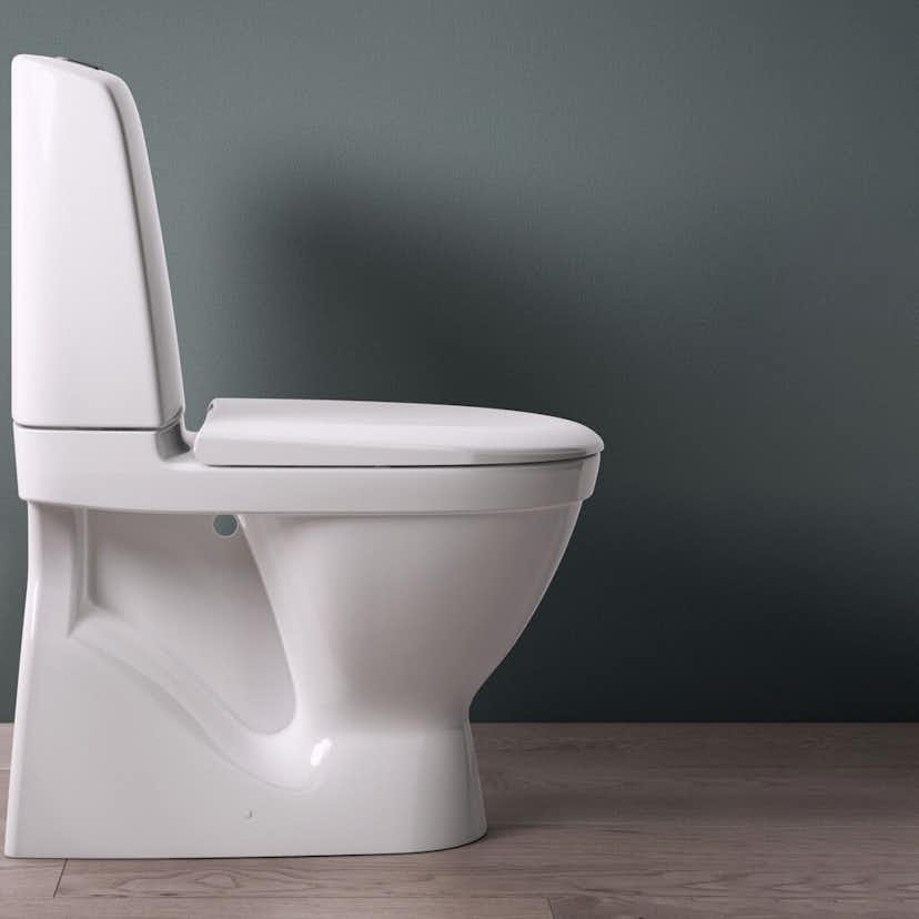 Toalettstol Gustavsberg Nautic 1500 C+ Limning Hygienic Flush Slim-Seat