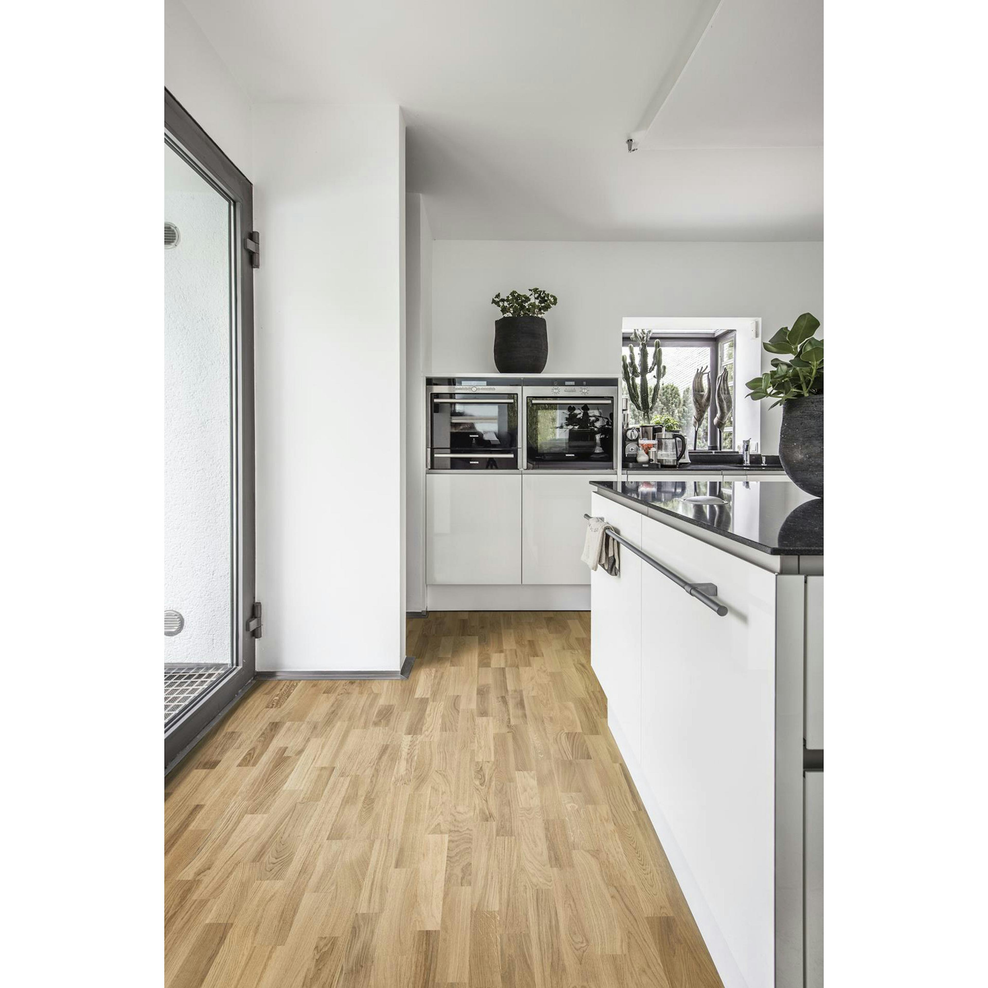 Parkettgolv Kährs Ek Dawn 3-Stav Ultramattlackad