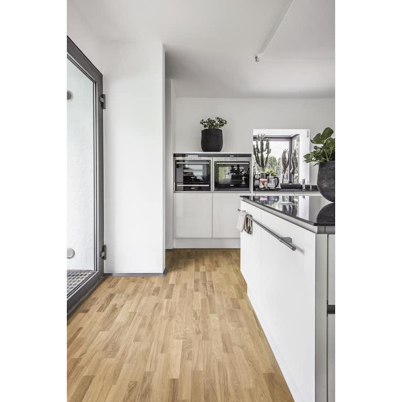 Parkettgolv Kährs Ek Dawn 3-Stav Ultramattlackad