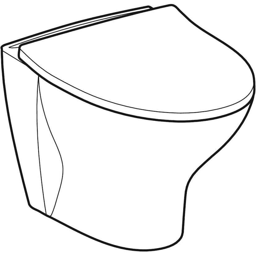 Vägghängd Toalettstol Ifö Spira Style Rimfree