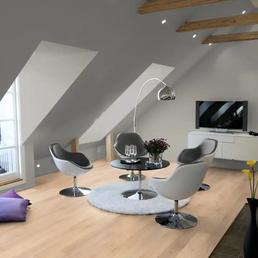 Trägolv Tarkett Grace Ek Soft Skin, Mattlackat 1-Stavs Parkettgolv