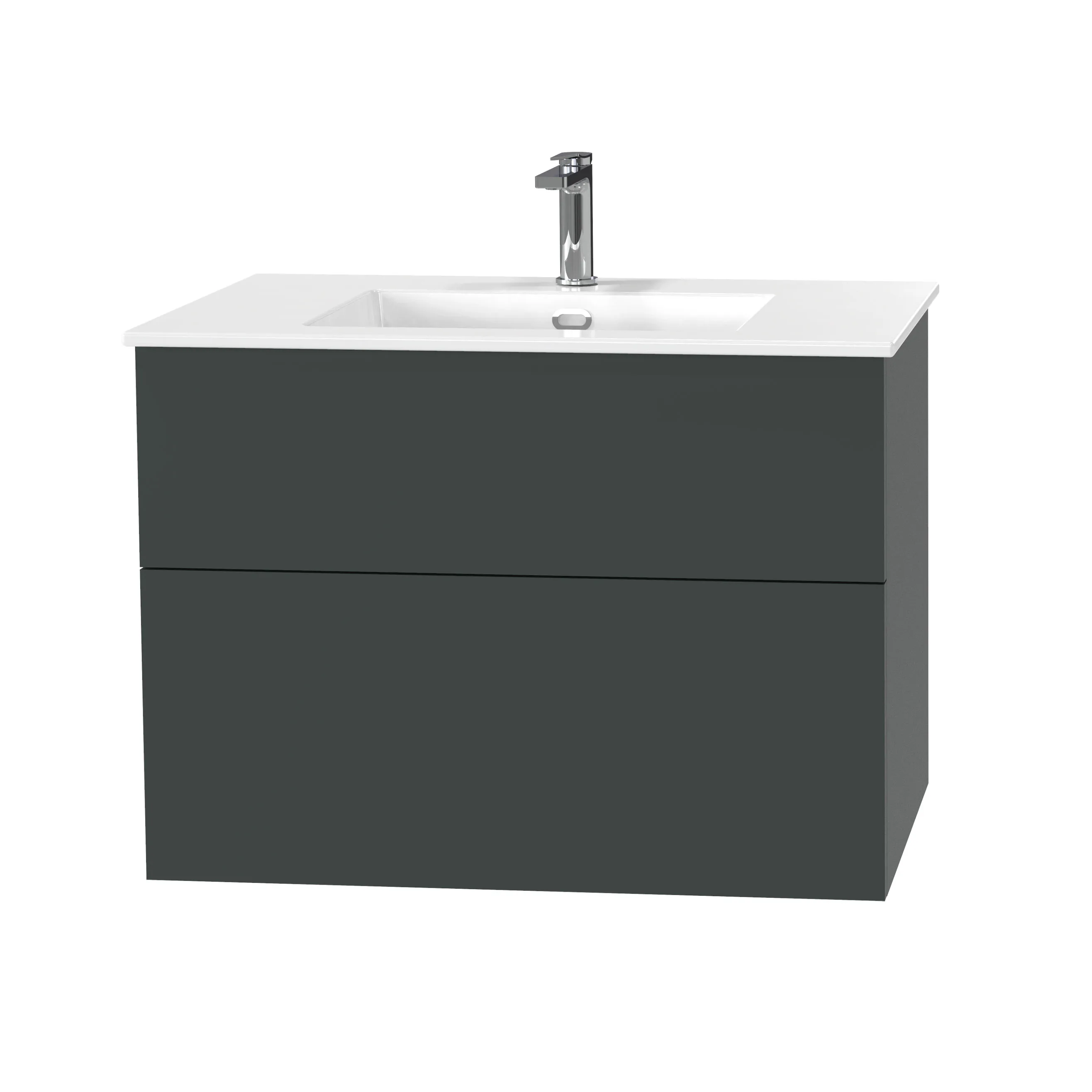 Tvättställsskåp Miller Badrum City 80 för Heltäckande Tvättställ