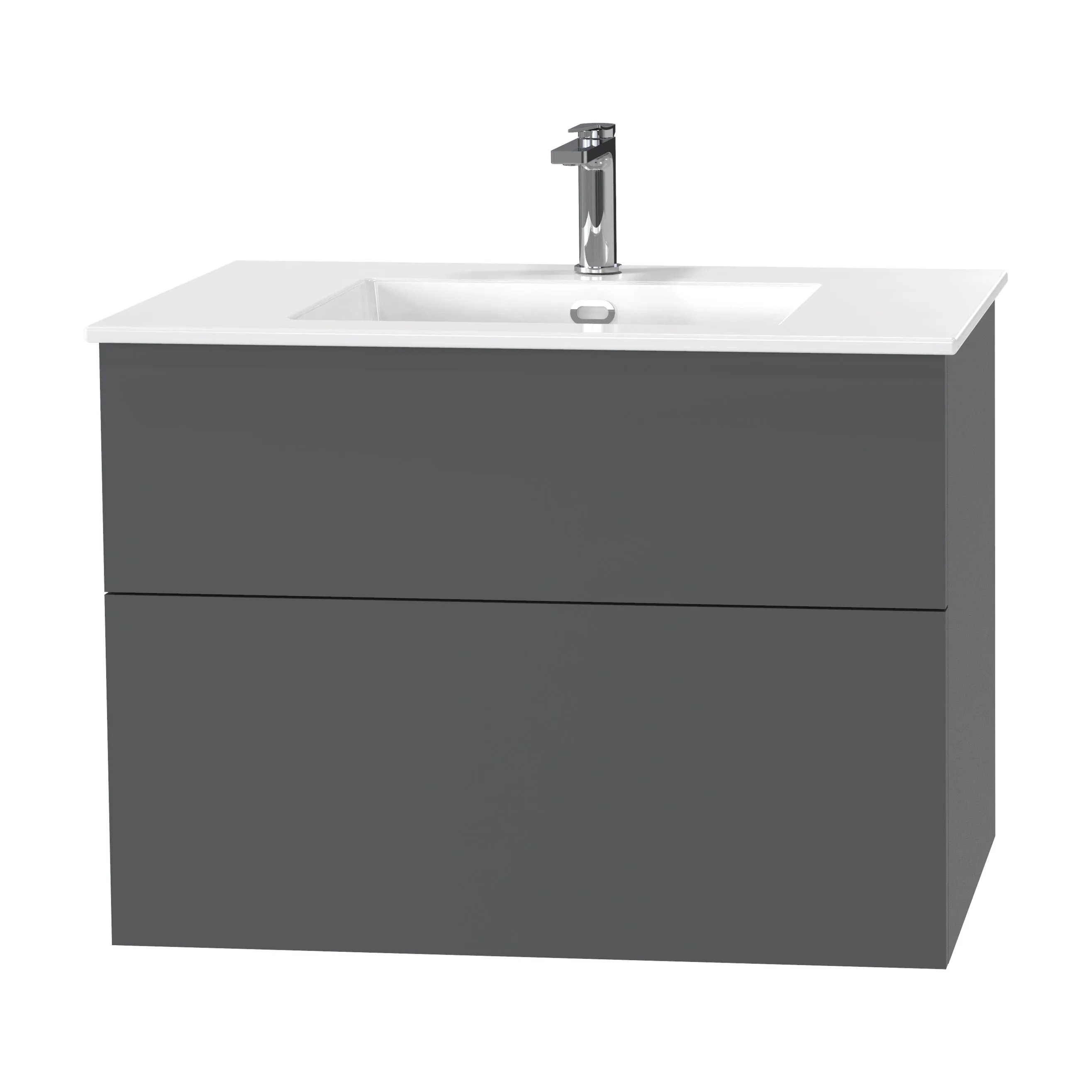 Tvättställsskåp Miller Badrum City 80 för Heltäckande Tvättställ