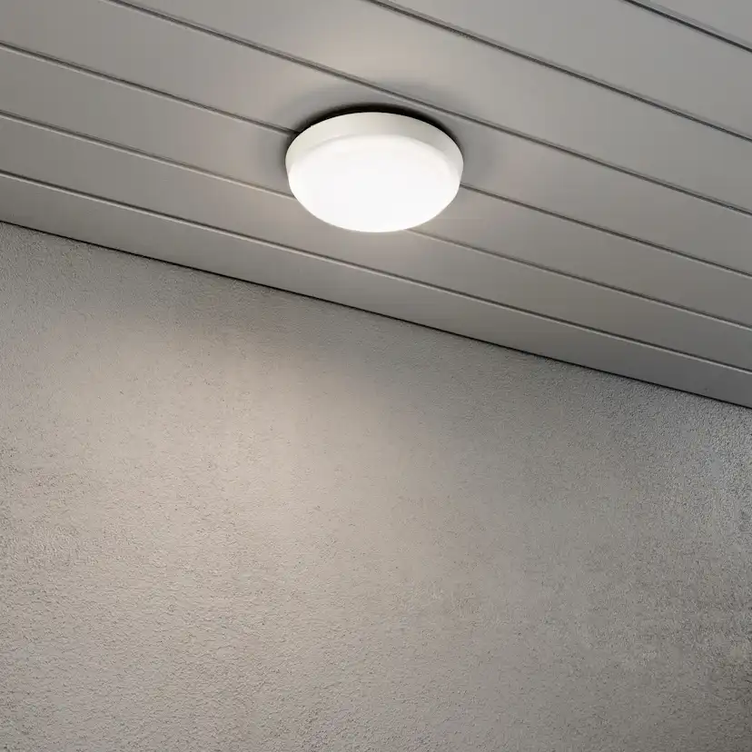 Vägglykta Gnosjö Konstsmide Cesena 10W High Power LED Rund
