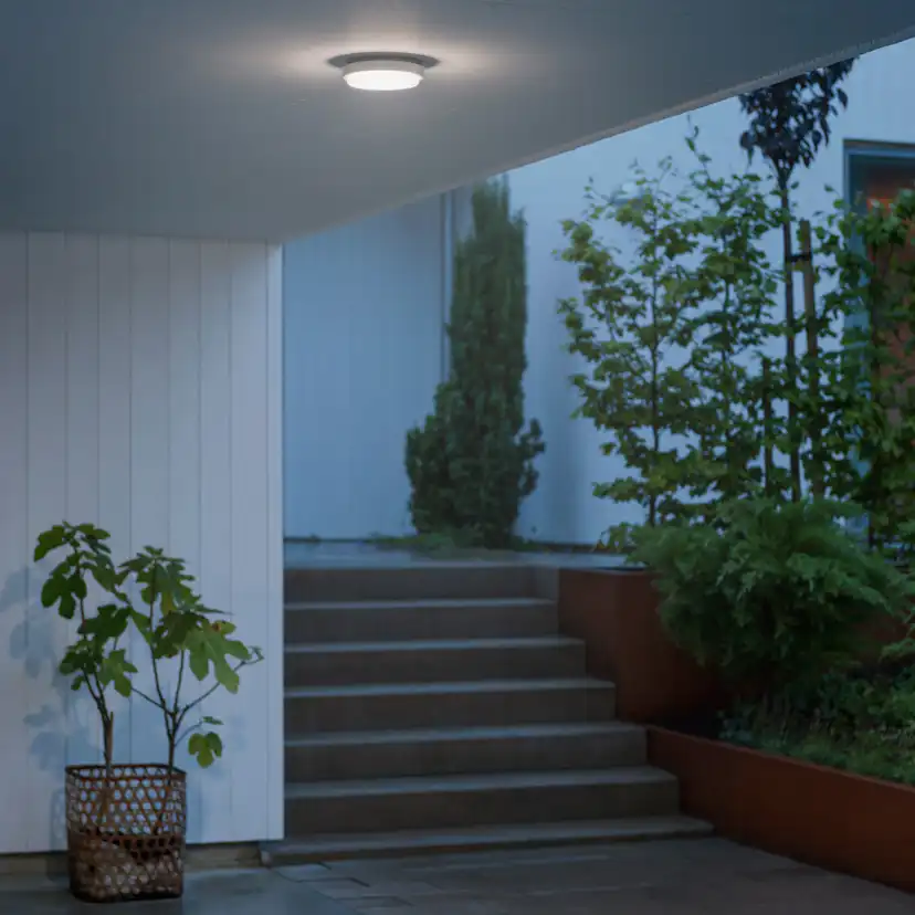 Vägglykta Gnosjö Konstsmide Cesena 10W High Power LED Rund