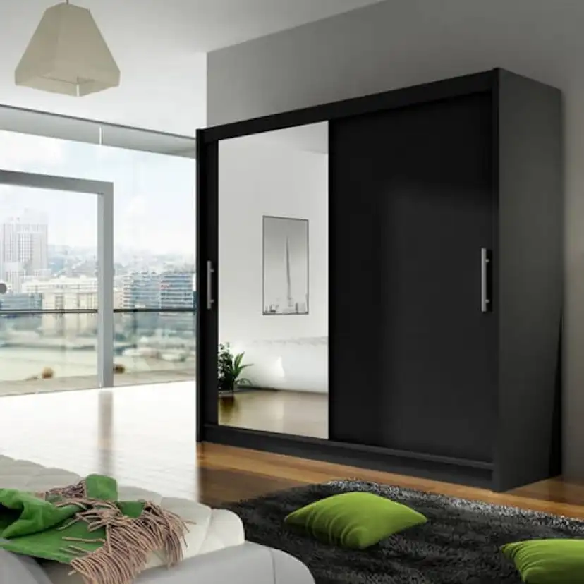 Garderob Scandinavian Choice Prag Skjutdörrar Spegel