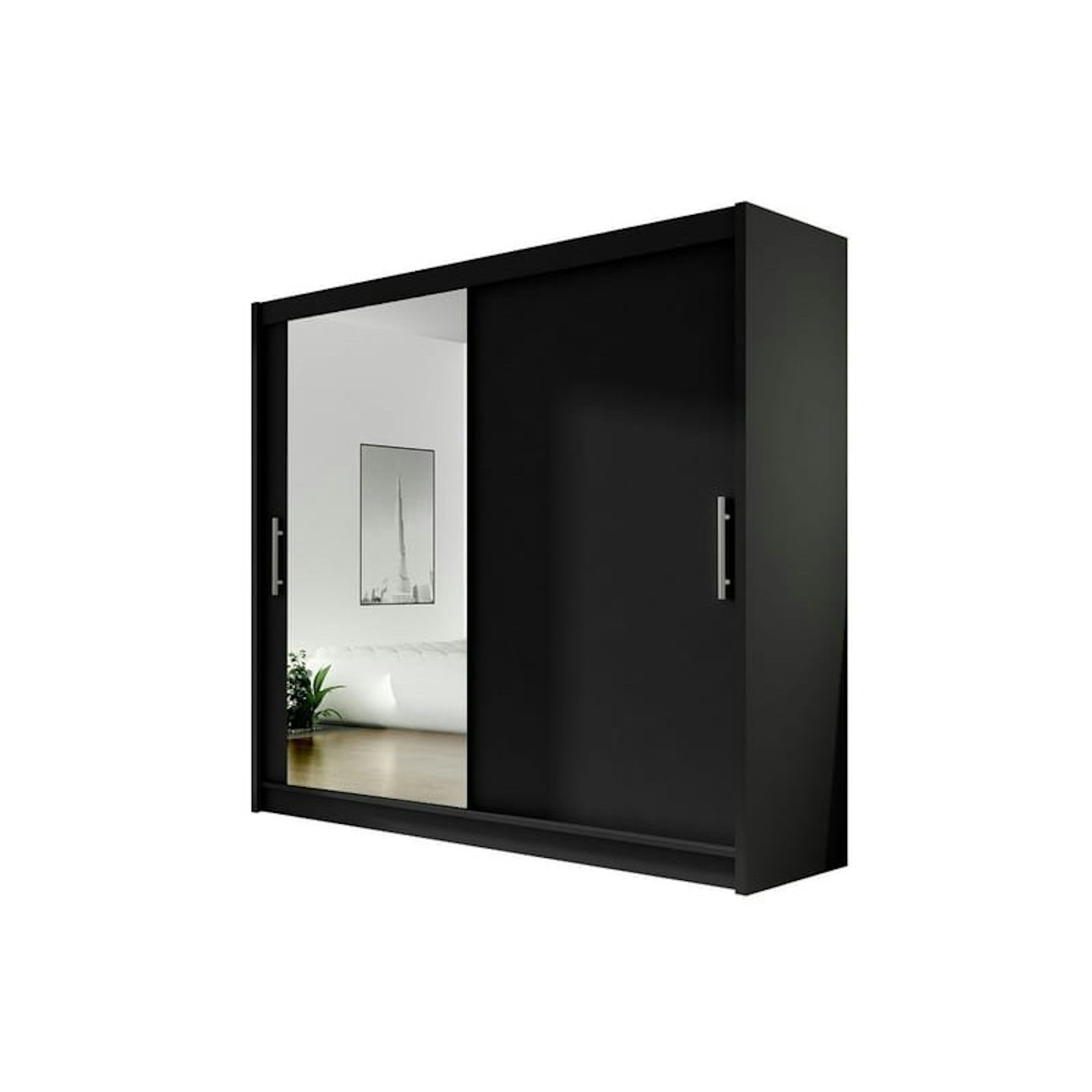 Garderob Scandinavian Choice Prag Skjutdörrar Spegel