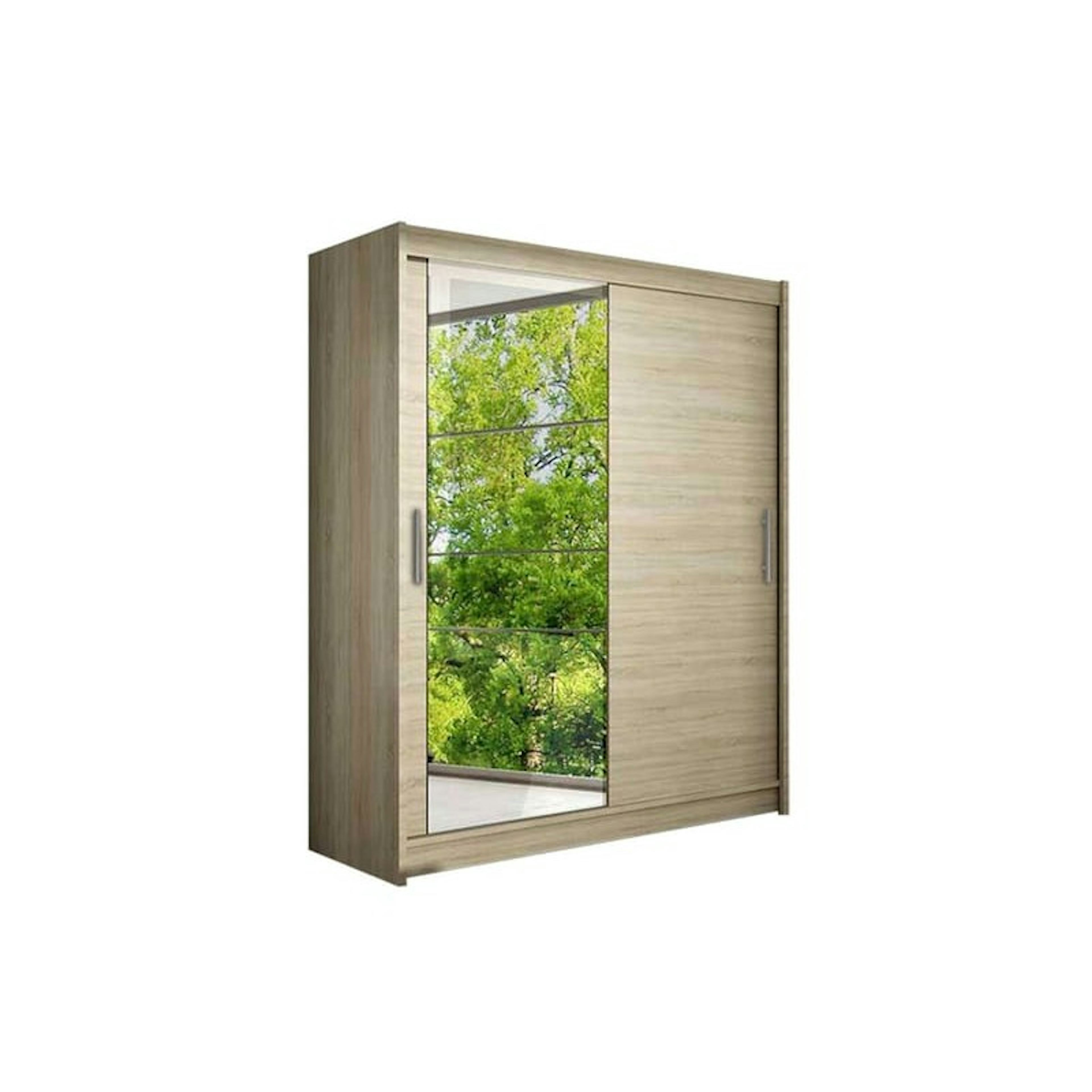 Garderob Scandinavian Choice Leila med Skjutdörrar och Spegel