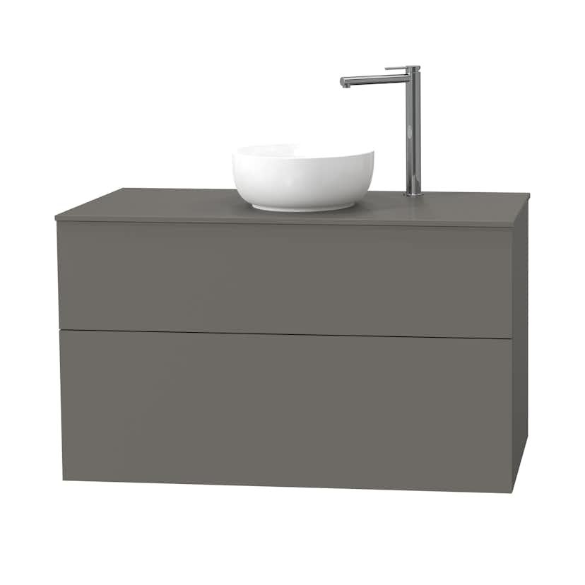 Tvättställsskåp Miller Badrum City 100 för Bänkskiva