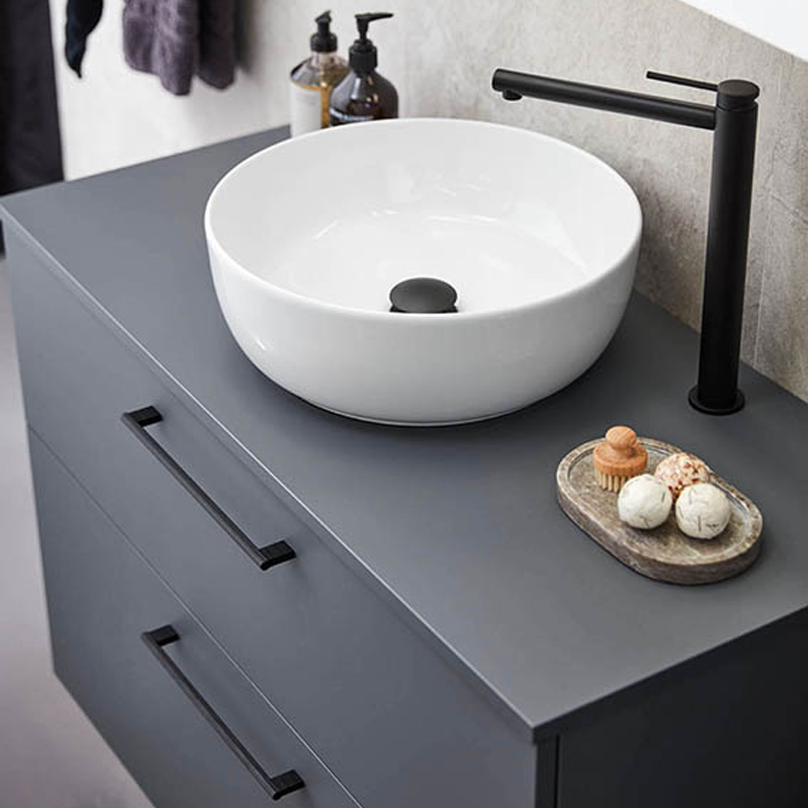 Tvättställsskåp Miller Badrum City 100 för Bänkskiva