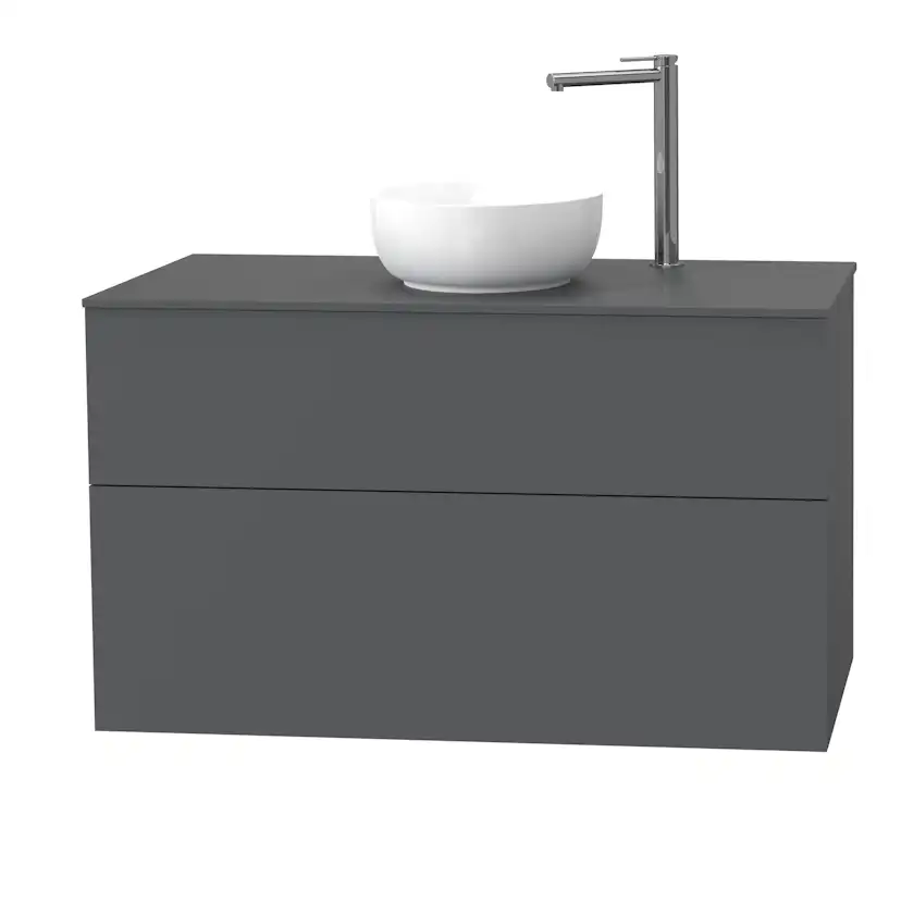 Tvättställsskåp Miller Badrum City 100 för Bänkskiva