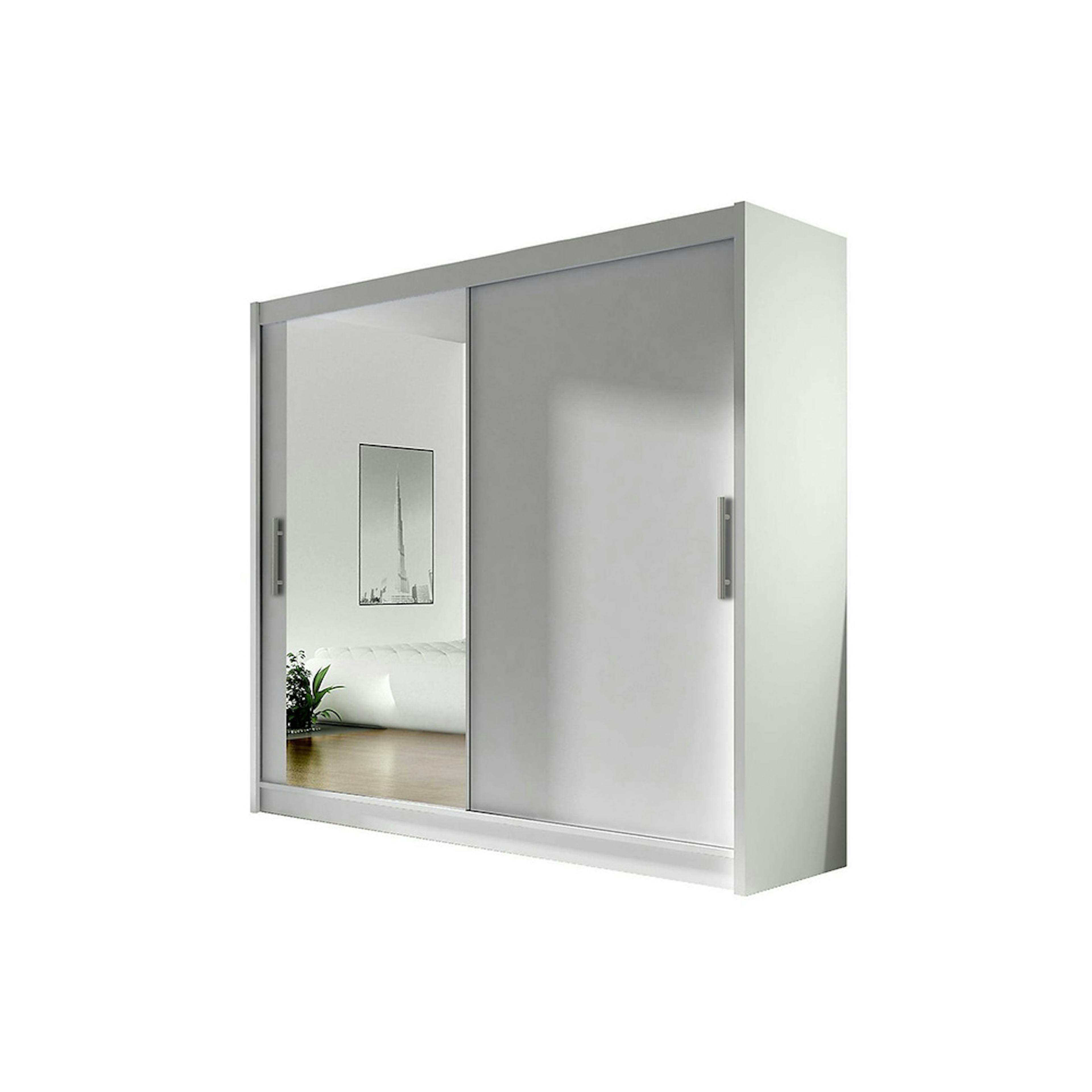 Garderob Scandinavian Choice Prag Skjutdörrar Spegel