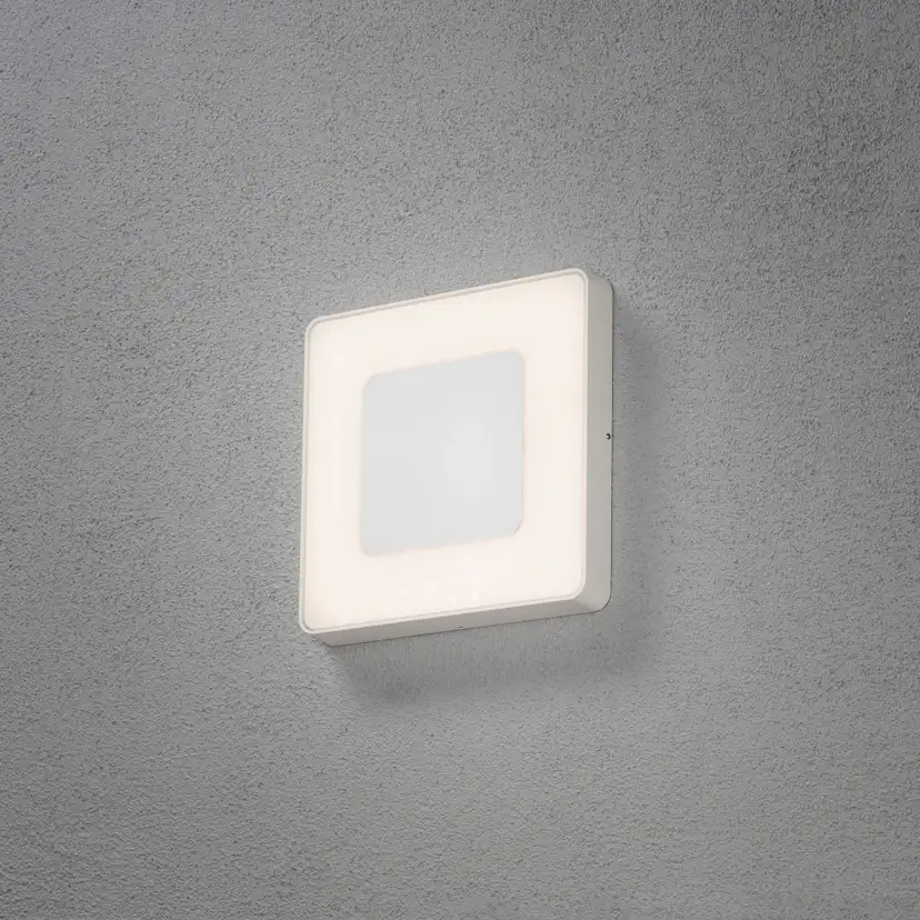 Vägglykta Gnosjö Konstsmide Carrara Square LED med Fjärrkontroll