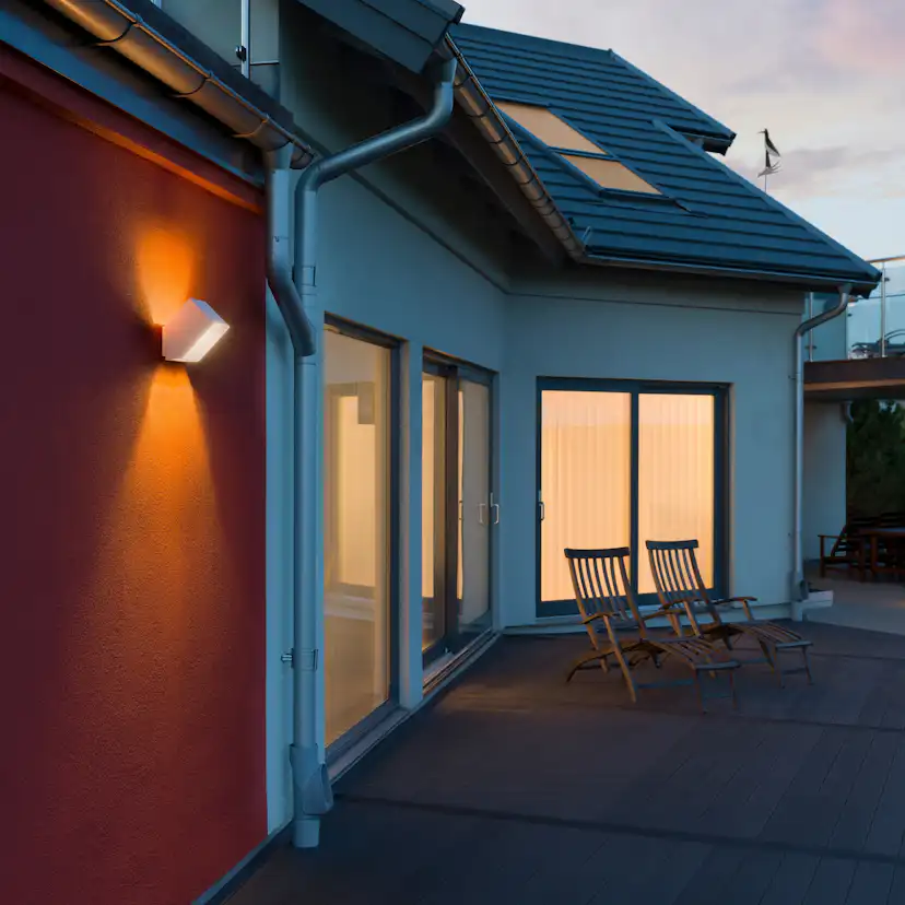 Vägglykta Gnosjö Konstsmide Pescara Kub LED 3W