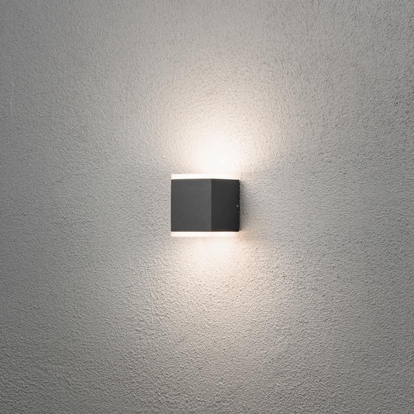 Vägglykta Gnosjö Konstsmide Monza Kub High Power LED