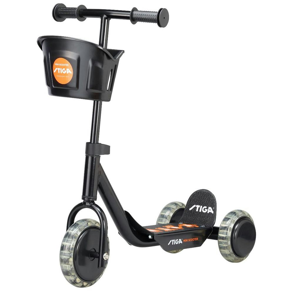 Sparkcykel STIGA Sports STR Scooter Mini Kid 3W Black