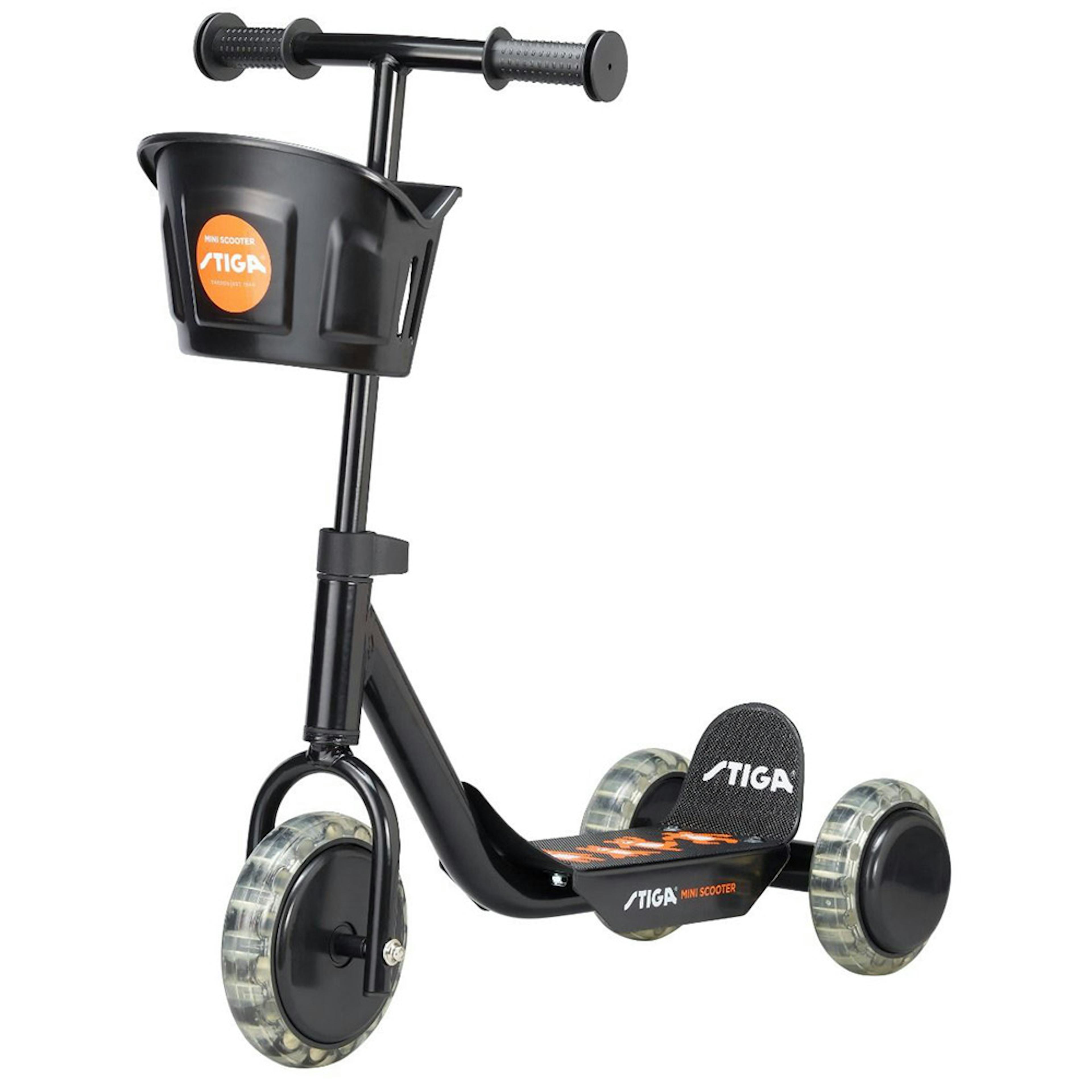 Sparkcykel STIGA Sports STR Scooter Mini Kid 3W Black