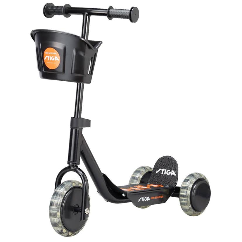 Sparkcykel STIGA Sports STR Scooter Mini Kid 3W Black