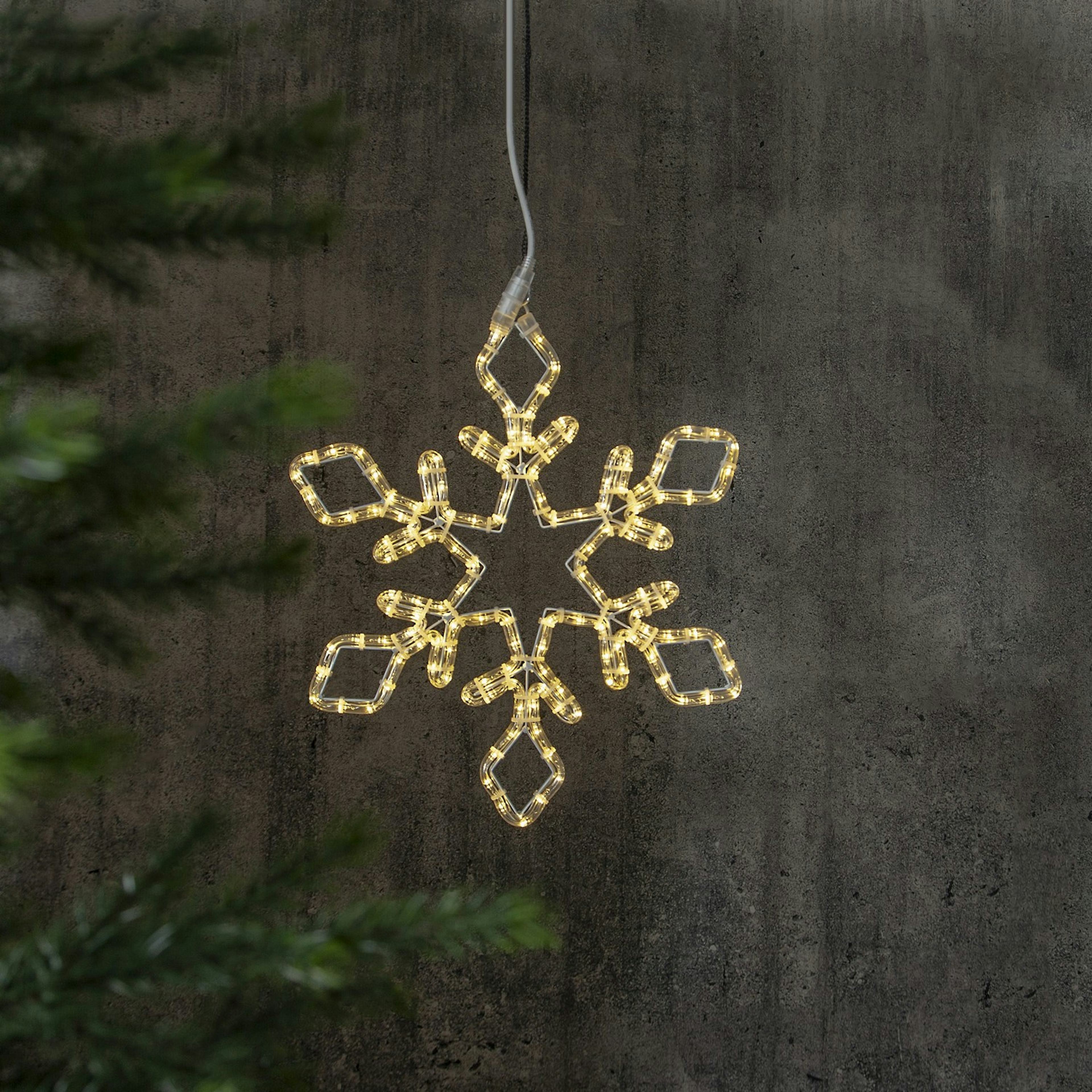 Dekorationsbelysning Star Trading Slt.Snöfl.RL43 cm WW