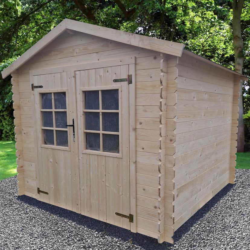 Redskapsbod Hortus Mön Obehandlat Utan Golv & Takpapp