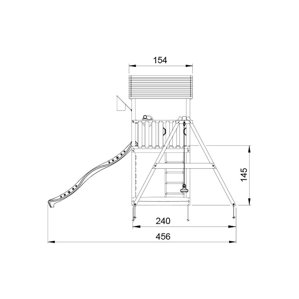Lektorn Jungle Gym Sierra Gungmodul & Rutschkana